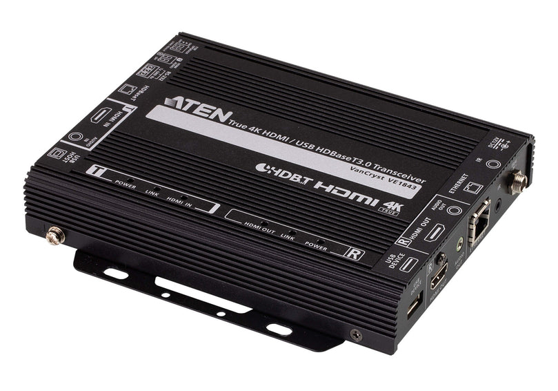 ATEN VE1843 AV extender AV transmitter & receiver Black