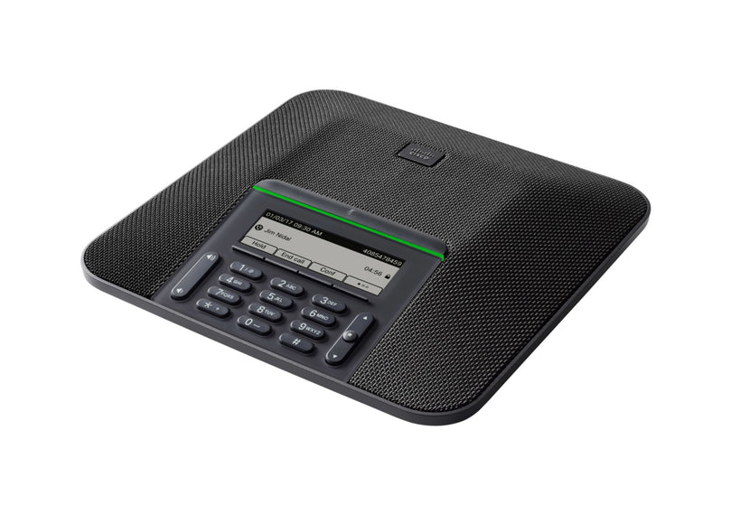 Cisco IP Conference Phone 7832 with Multiplatform Firmware, 360-Degree Microphone Coverage, 3.4-inch Monochrome LCD, Class 2 PoE, Supports 1 Line, 1-Year Limited Hardware Warranty (CP-7832-3PCC-K9=)