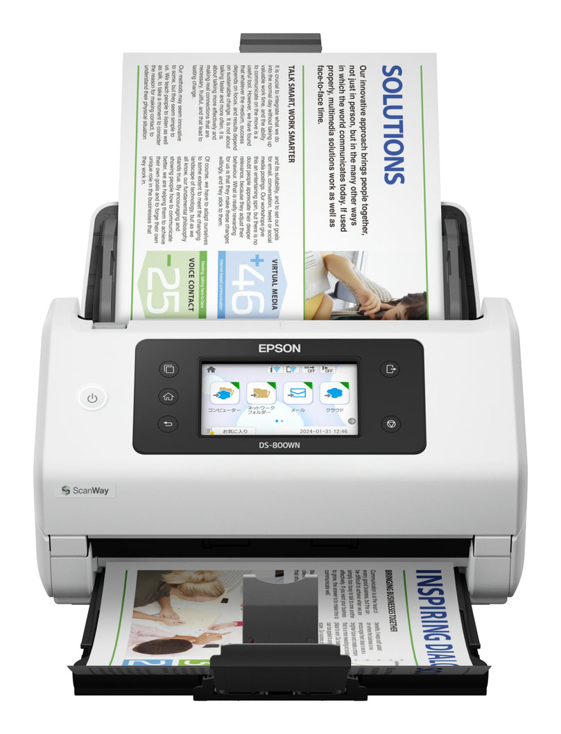 Epson WorkForce DS-800WN Sheet-fed scanner 600 x 600 DPI A4 White