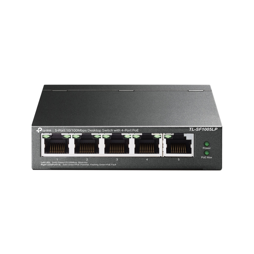 5-Port 10/100Mbps Desktop Switch with 4-Port PoE