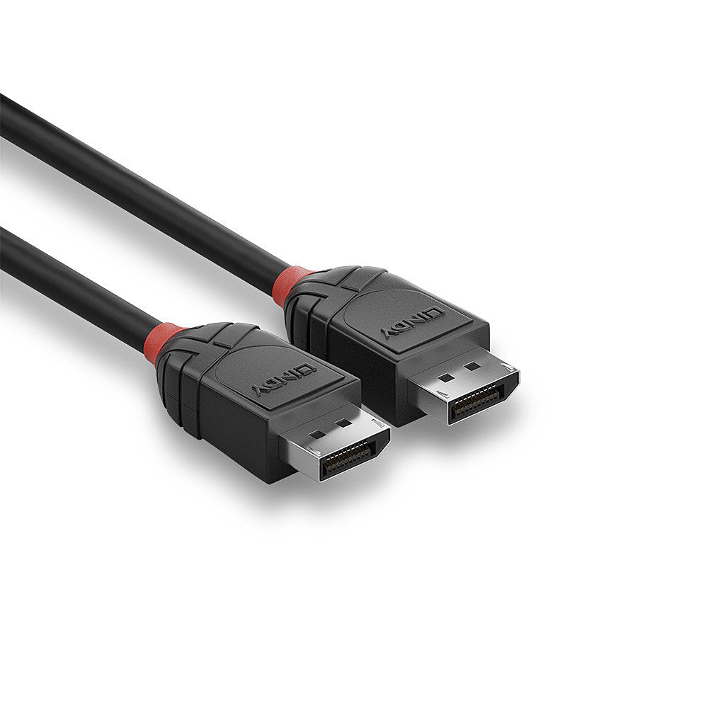 Lindy 2m DisplayPort 1.2 Cable, Black Line