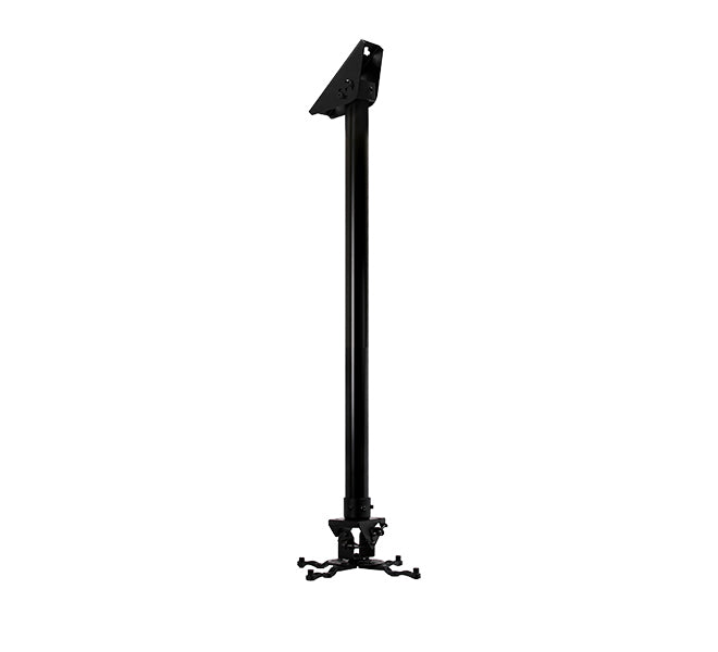 B-Tech SYSTEM 2 - Universal Projector Ceiling Mount with Micro-adjustment - 1m Ø50mm Pole