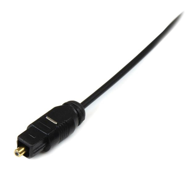 StarTech.com 15 ft Thin Toslink Digital Optical SPDIF Audio Cable