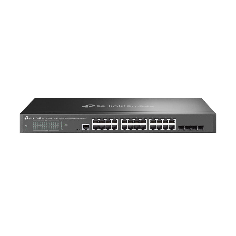 Omada 24-Port Gigabit L2+ Managed Switch with 4 SFP Slots