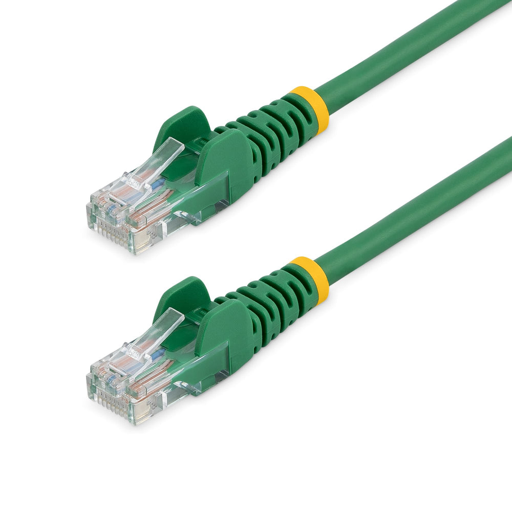 StarTech.com Cat5e Ethernet Patch Cable with Snagless RJ45 Connectors - 0.5 m, Green