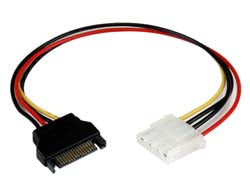 StarTech.com 12in SATA to LP4 Power Cable Adapter - F/M