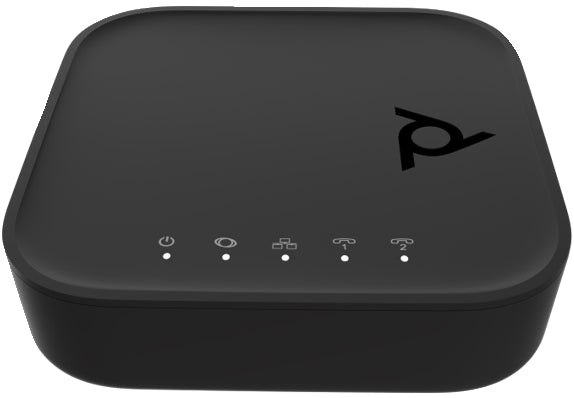 POLY ATA 402 2FXS Voice Port VoIP Adapter with Open SIP and Power Supply