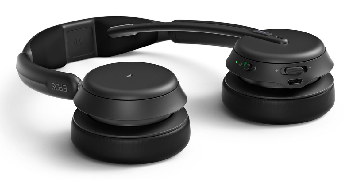 EPOS IMPACT 1061T, Double-side Bluetooth headset with stand