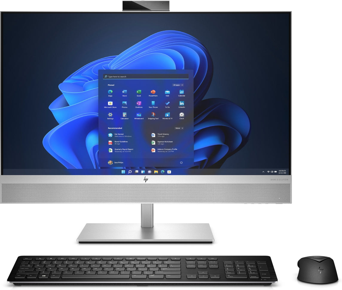 HP EliteOne 870 G9 Intel® Core™ i7 i7-14700 68.6 cm (27") 2560 x 1440 pixels Touchscreen All-in-One PC 16 GB DDR5-SDRAM 512 GB SSD Windows 11 Pro Wi-Fi 7 (802.11be) Silver