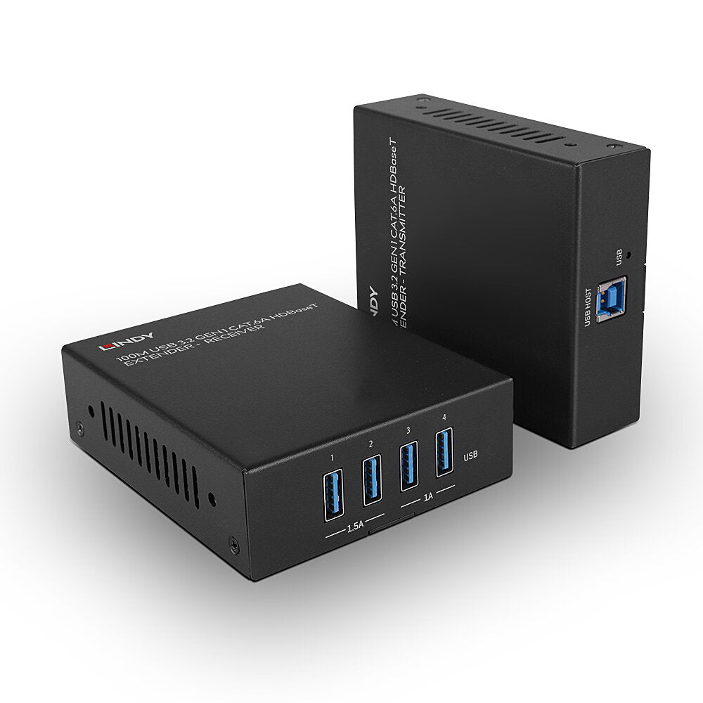 Lindy 100m USB 3.2 Gen 1 Cat.6A HDBaseT Extender