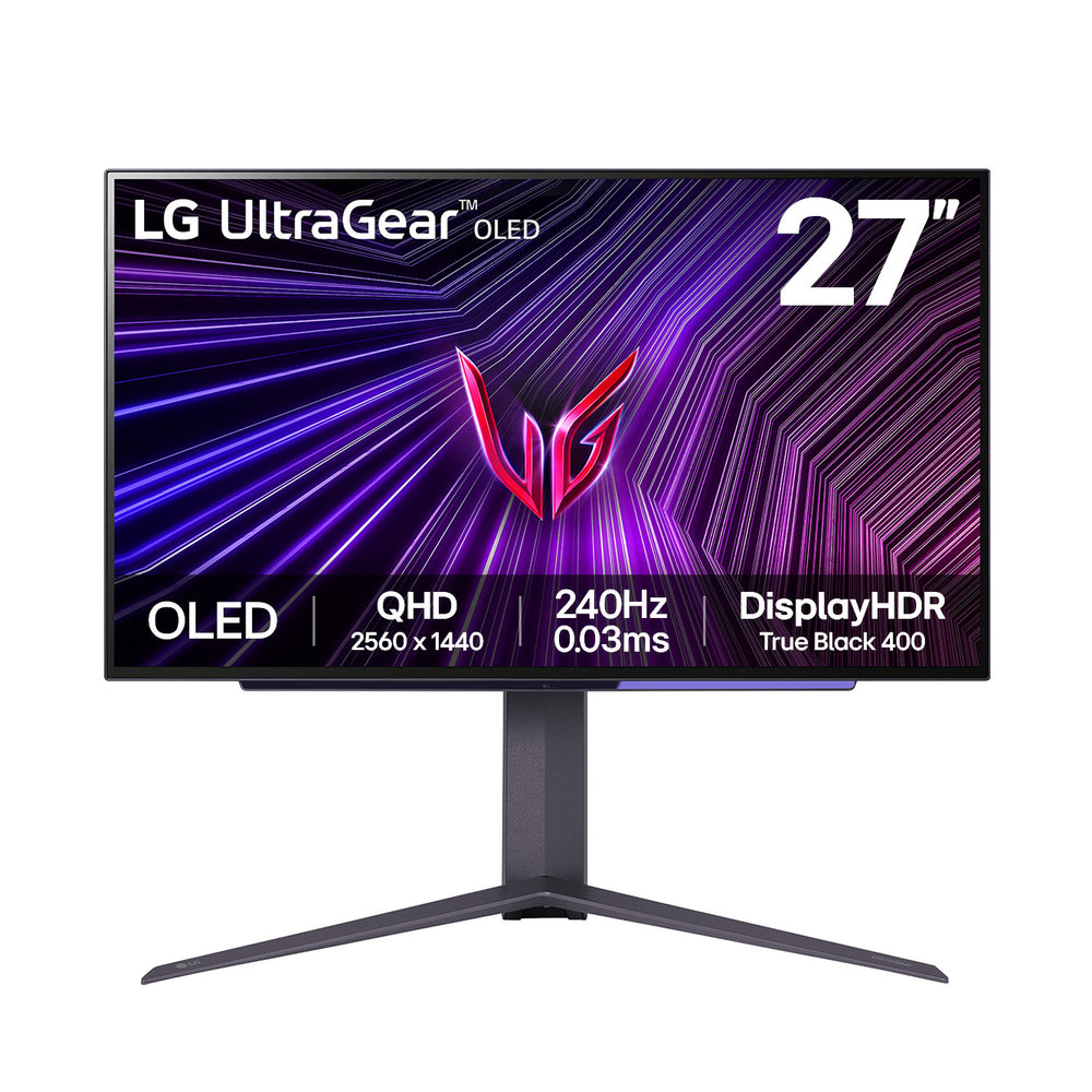 LG 27GS95QE-B computer monitor 67.3 cm (26.5") 2560 x 1440 pixels Quad HD OLED Black