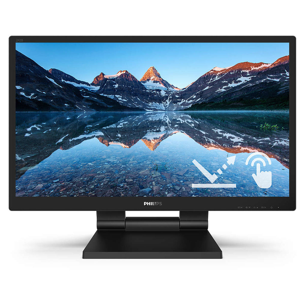 Philips 242B9TL/00 computer monitor 60.5 cm (23.8") 1920 x 1080 pixels Full HD LCD Touchscreen Black