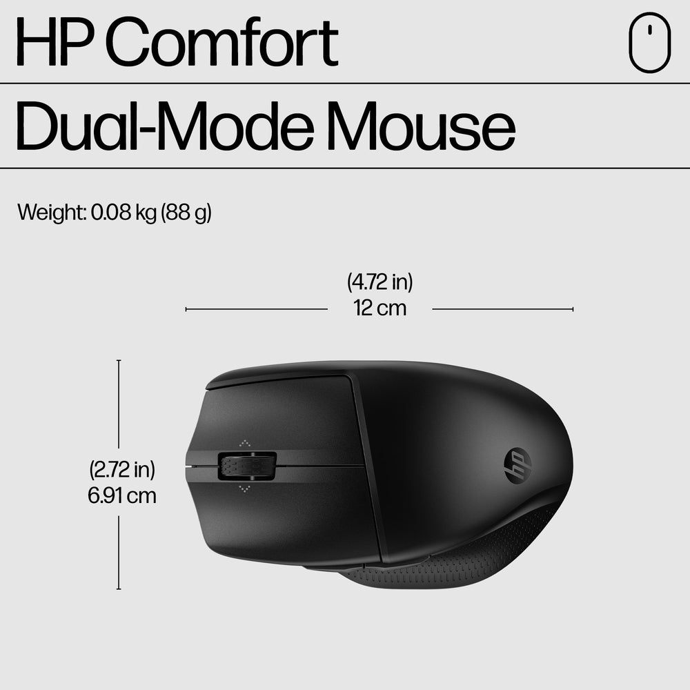 HP 685 Comfort Dual-Mode Keyboard and Mouse Combo