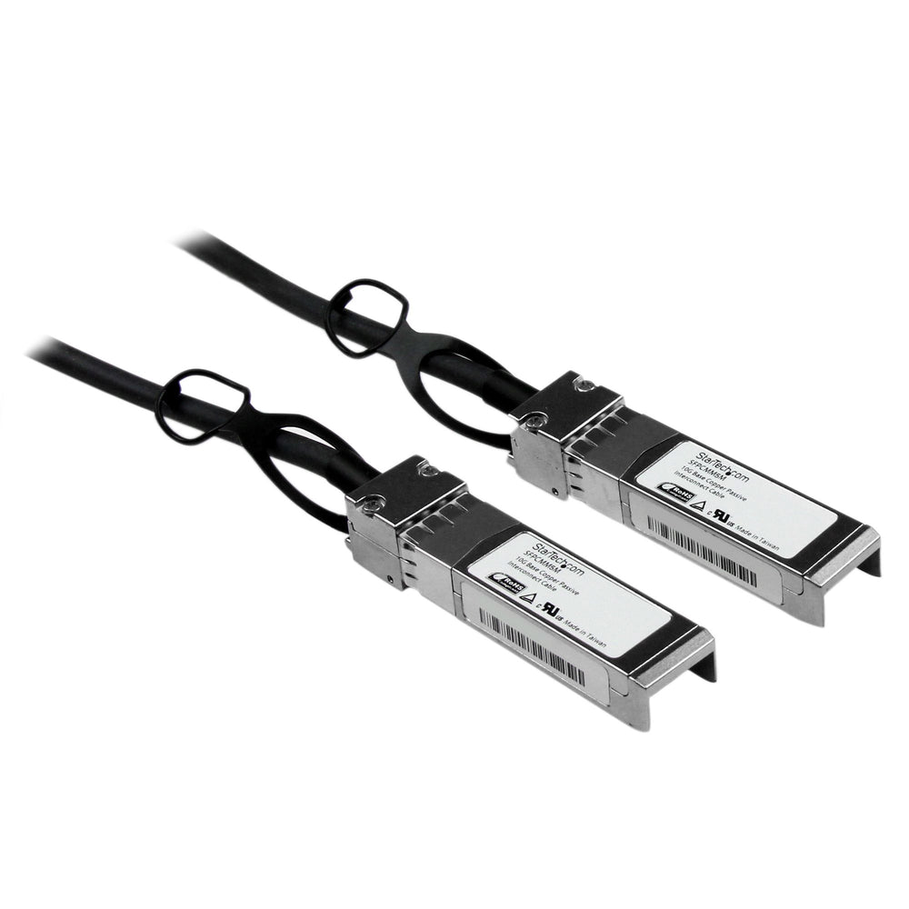 StarTech.com Cisco SFP-H10GB-CU5M Compatible 5m 10G SFP+ to SFP+ Direct Attach Cable Twinax - 10GbE SFP+ Copper DAC 10 Gbps Low Power Passive Mini GBIC/Transceiver Module DAC Firepower ASR920 ASR9000