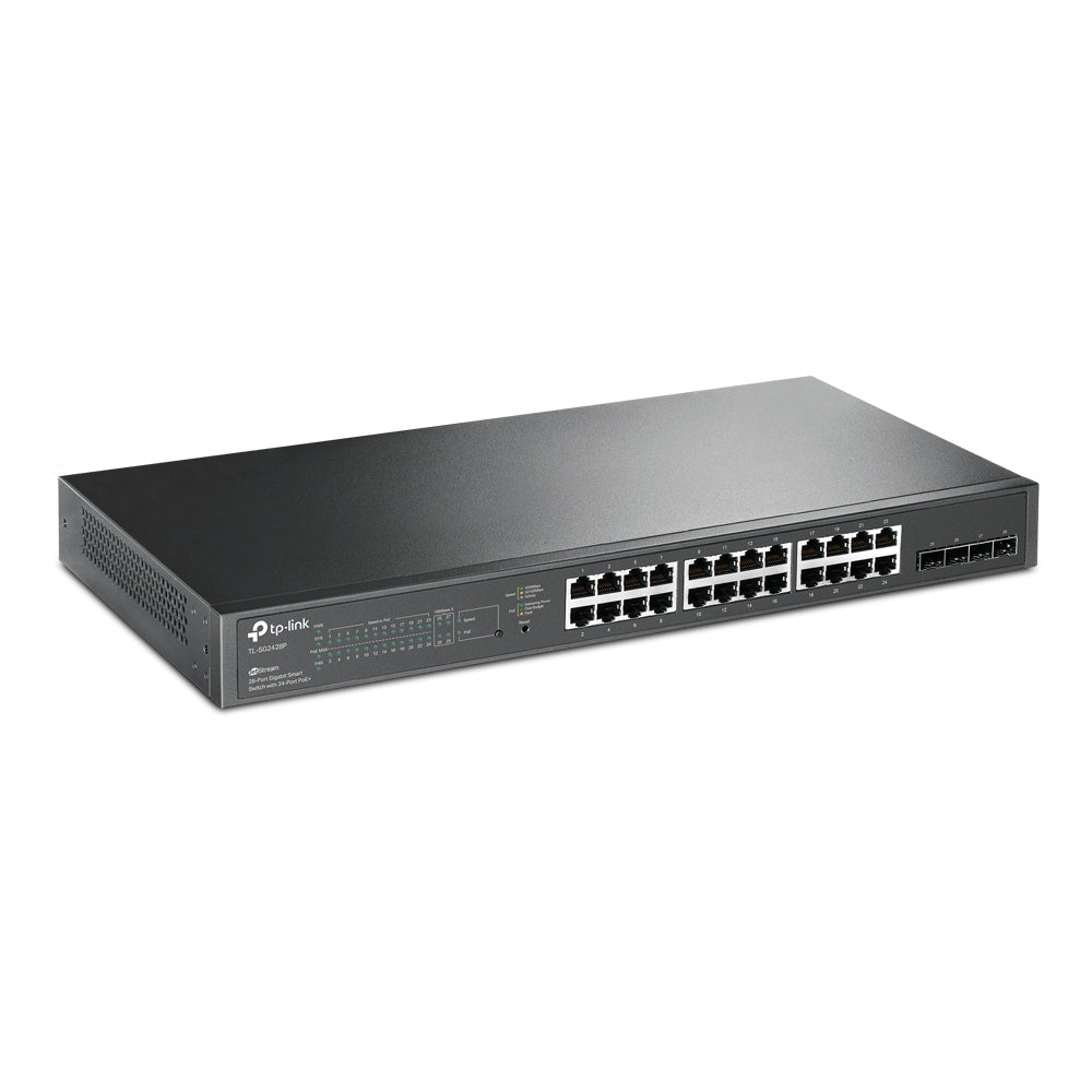 Omada 28-Port Gigabit Smart Switch with 24-Port PoE+