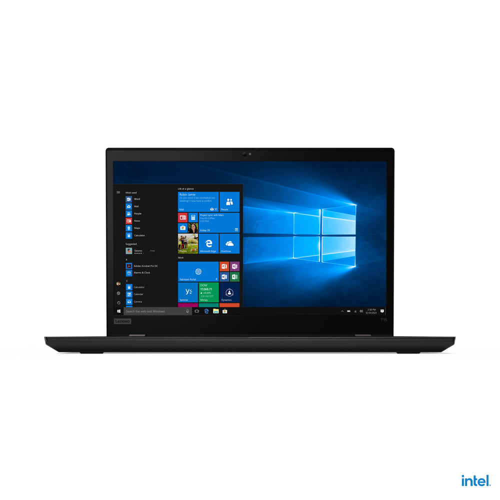 Lenovo ThinkPad T15 Intel® Core™ i5 i5-1135G7 Laptop 39.6 cm (15.6") Full HD 8 GB DDR4-SDRAM 256 GB SSD Wi-Fi 6 (802.11ax) Windows 10 Pro Black