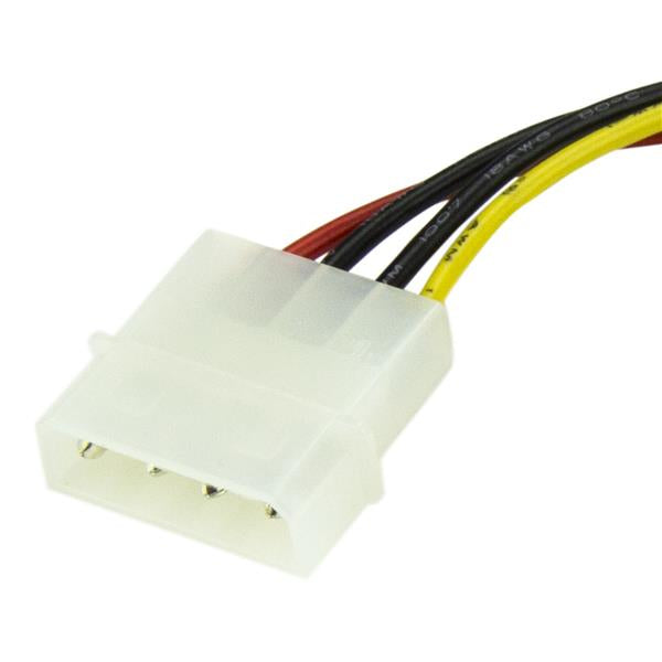 StarTech.com 6in 4 Pin LP4 to SATA Power Cable Adapter