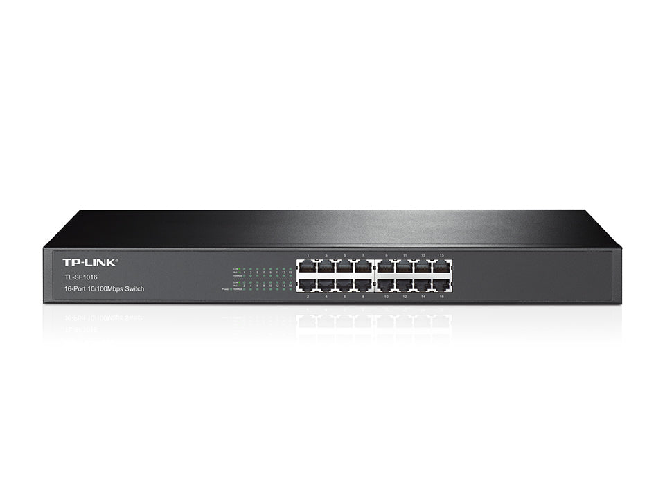 16-Port 10/100Mbps Rackmount Network Switch