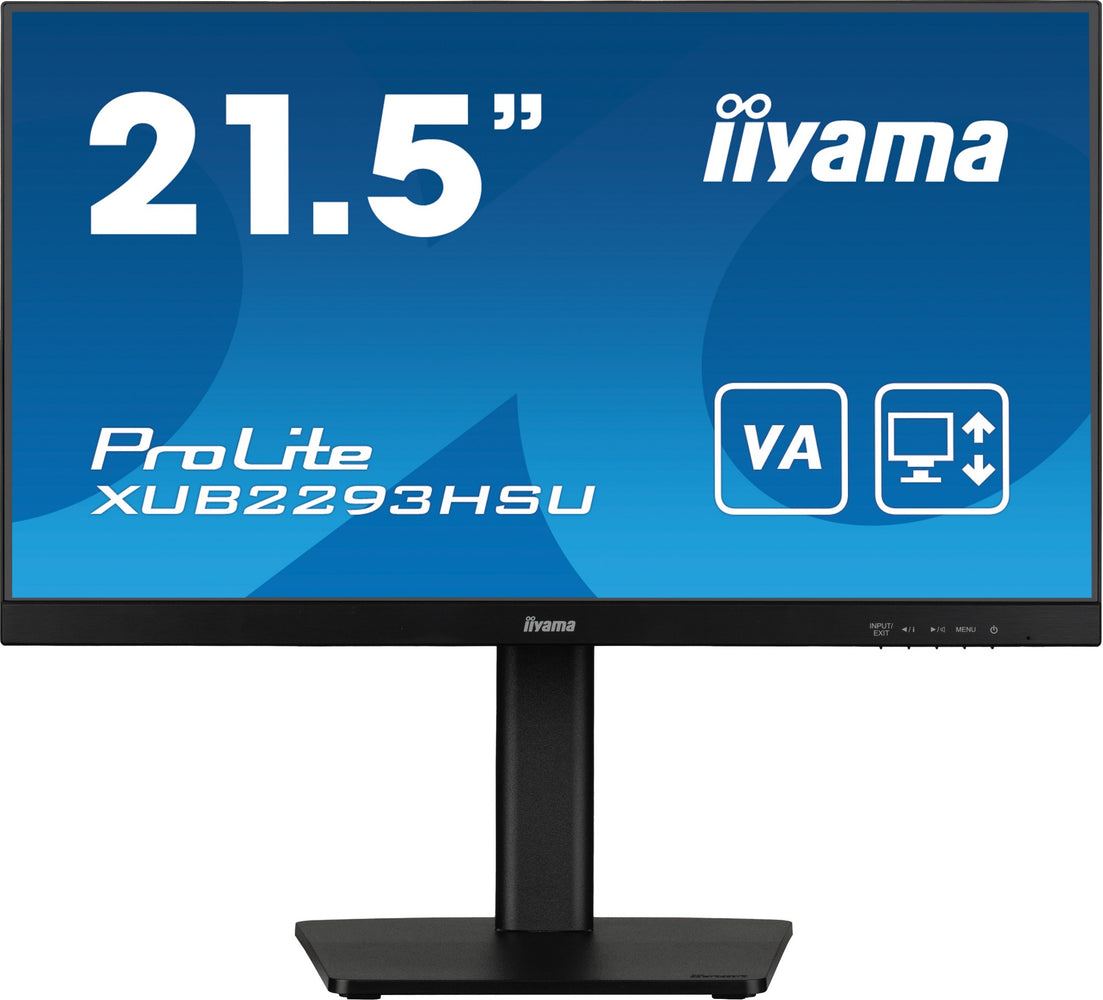 iiyama ProLite XUB2293HSU-B7 computer monitor 54.6 cm (21.5") 1920 x 1080 pixels Full HD LED Black