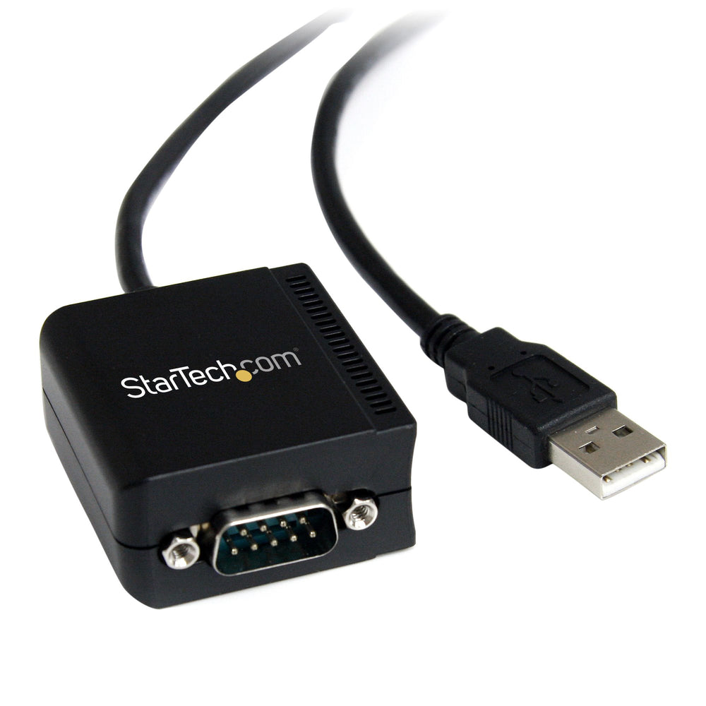 StarTech.com 8.3ft (2.5m) 1-Port FTDI USB to Serial RS232 Adapter Cable with Optical Isolation, USB to RS232 Adapter - TAA