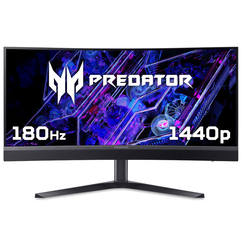 Acer X Predator X34V3 Curved Gaming Monitor, 180Hz, WQHD (3440x1440), 1ms Response Time, 21:9, 1500R, AMD FreeSync Premium, HDR1000