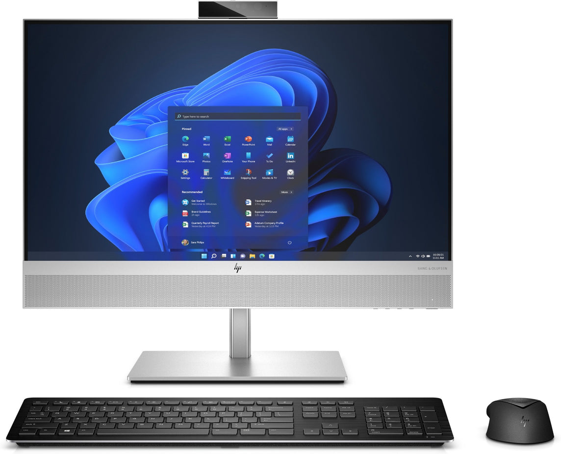 HP EliteOne 840 G9 Intel® Core™ i7 i7-14700 60.5 cm (23.8") 1920 x 1080 pixels All-in-One PC 16 GB DDR5-SDRAM 512 GB SSD Windows 11 Pro Wi-Fi 7 (802.11be) Silver