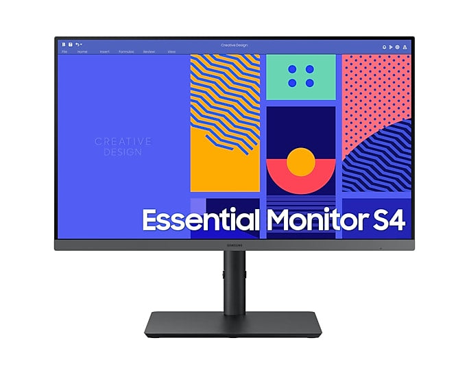 Samsung LS24C432GAU computer monitor 61 cm (24") 1920 x 1080 pixels Full HD LED Black