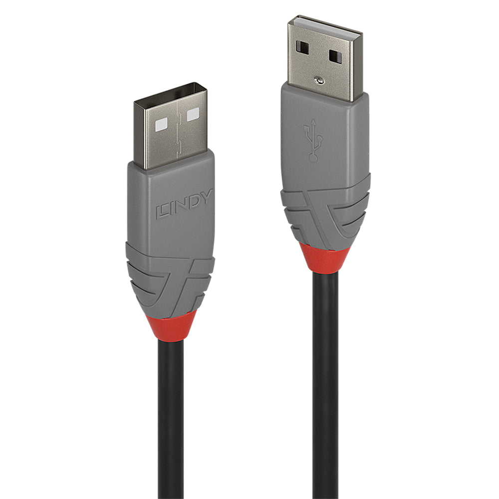 Lindy 5m USB 2.0 Type A to A Cable, Anthra Line