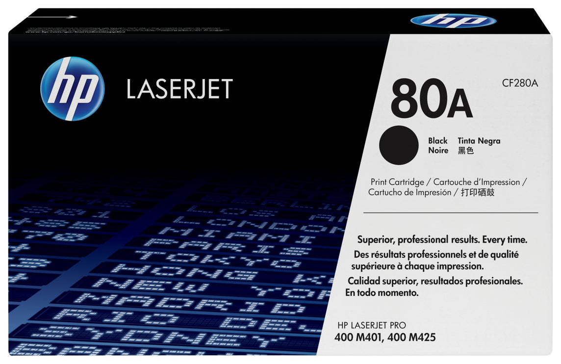 HP CF280A/80A Toner cartridge black, 2.7K pages ISO/IEC 19752 for HP Pro 400/e
