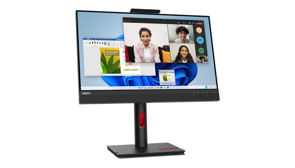 Lenovo ThinkCentre Tiny-In-One 24 LED display 60.5 cm (23.8") 1920 x 1080 pixels Full HD Touchscreen Black