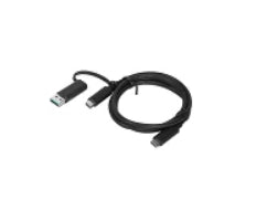 Lenovo 4X90U90618 USB cable USB 3.2 Gen 1 (3.1 Gen 1) 1 m USB A/USB C USB C Black