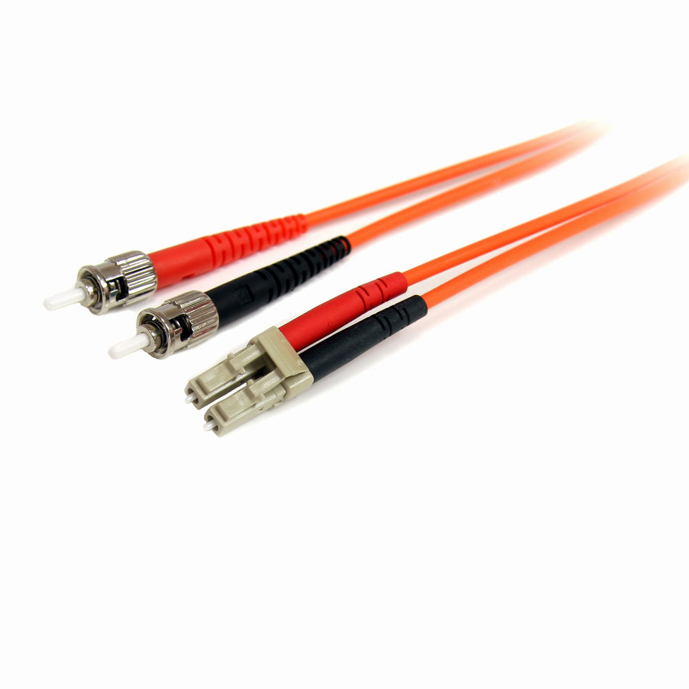 StarTech.com 2m Fiber Optic Cable - Multimode Duplex 62.5/125 LSZH Fiber Jumper Cord - LC/ST