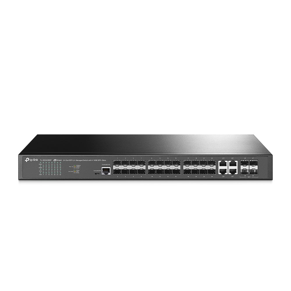 Omada 24-Port SFP L2+ Managed Switch with 4 10GE SFP+ Slots