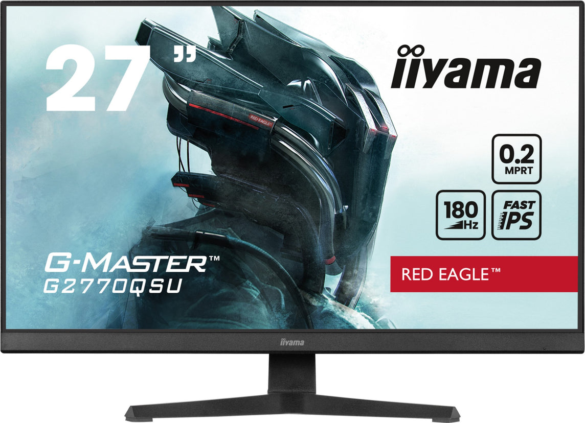 iiyama G-MASTER G2770QSU-B6 computer monitor 68.6 cm (27") 2560 x 1440 pixels Wide Quad HD LED Black