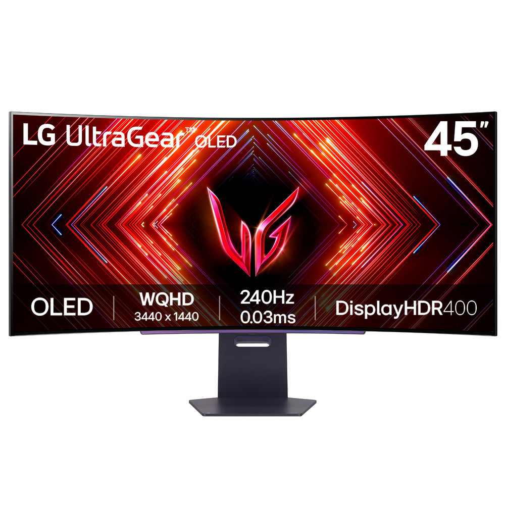 LG 45GS95QE-B.AEK computer monitor 114.3 cm (45") 3440 x 1440 pixels Wide Quad HD OLED Black