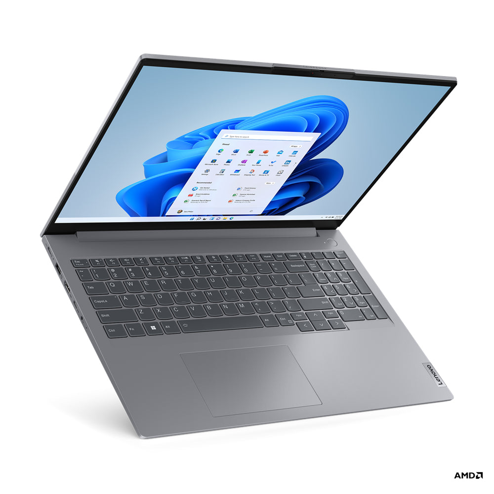 Lenovo ThinkBook 16 G6 ABP Laptop 40.6 cm (16") WUXGA AMD Ryzen™ 5 7530U 8 GB DDR4-SDRAM 256 GB SSD Wi-Fi 6 (802.11ax) Windows 11 Pro Grey