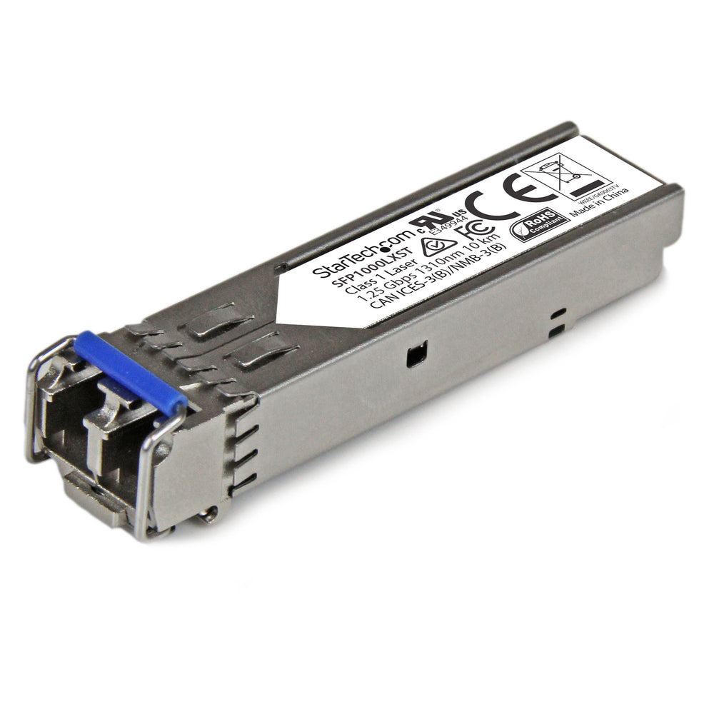 StarTech.com MSA Compliant SFP Transceiver Module - 1000BASE-LX~MSA Uncoded SFP Module - 1000BASE-LX - 1GbE Single Mode Fiber (SMF) Optic Transceiver - 1GE Gigabit Ethernet SFP - LC 10km - 1310nm - DDM