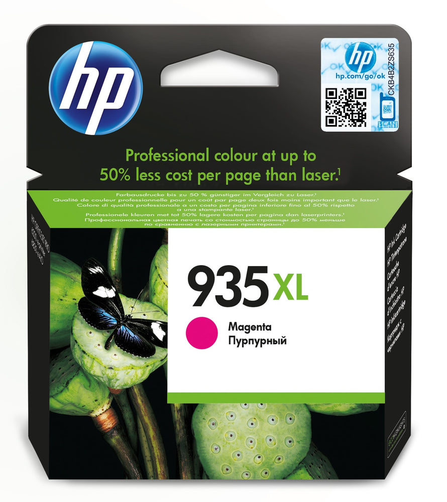 HP C2P25AE/935XL Ink cartridge magenta high-capacity, 825 pages ISO/IEC 24711 9.5ml for HP OfficeJet Pro 6230