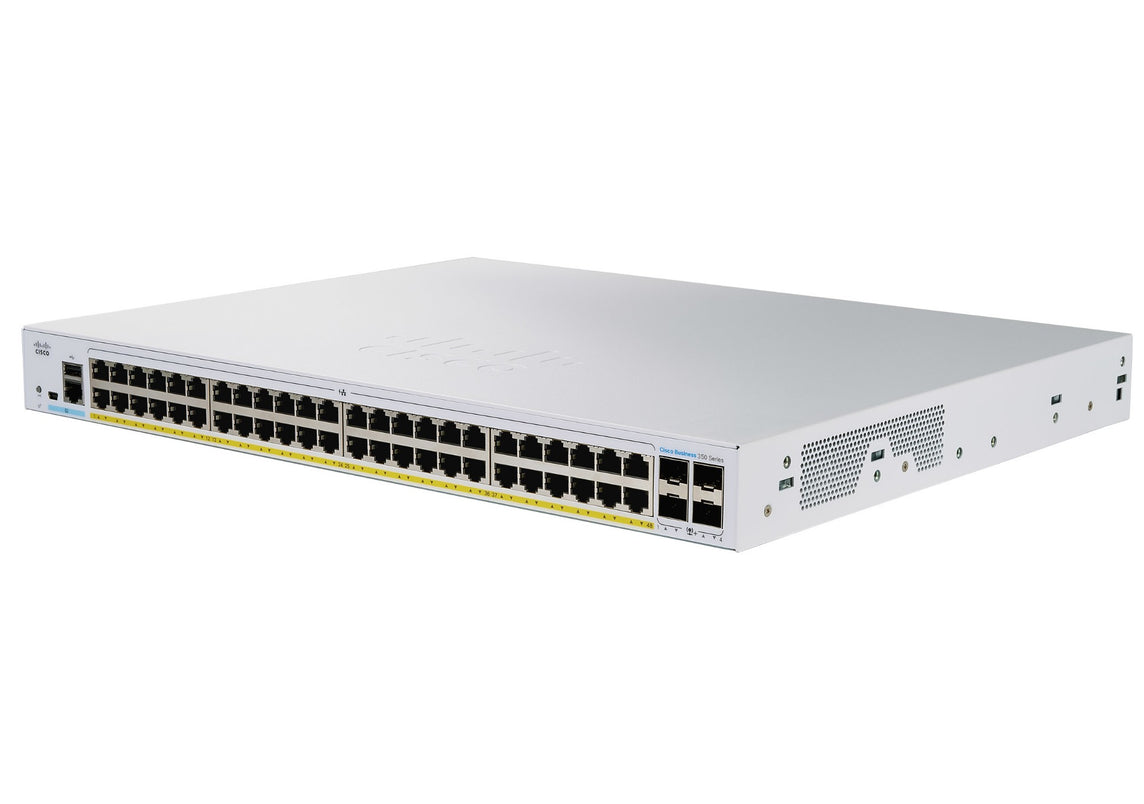 Cisco Business CBS350-48FP-4X Managed Switch | 48 Port GE | Full PoE | 4x10G SFP+ | Limited Lifetime Protection (CBS350-48FP-4X)