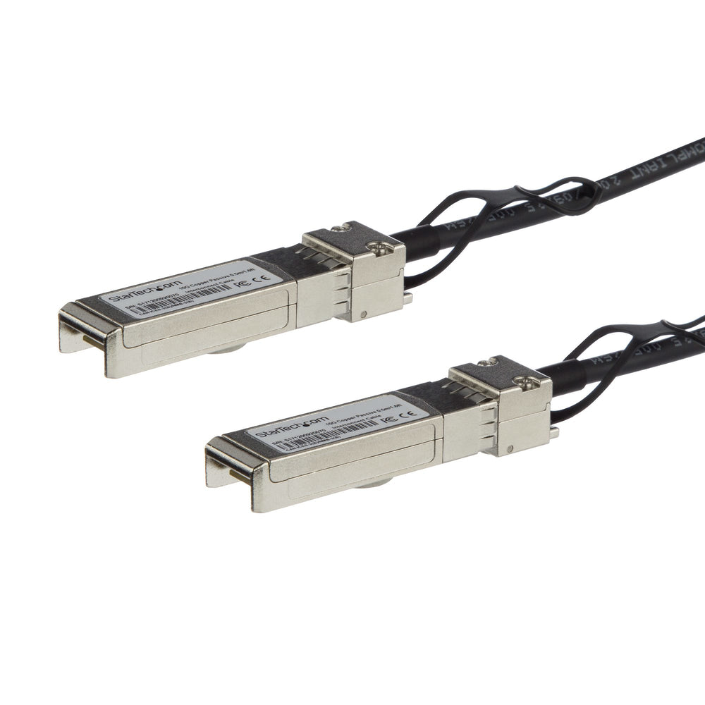 StarTech.com Cisco SFP-H10GB-CU2-5M Compatible 2.5m 10G SFP+ to SFP+ Direct Attach Cable Twinax - 10GbE SFP+ Copper DAC 10 Gbps Low Power Passive Mini GBIC/Transceiver Module DAC Firepower ASR9000 ASR1000