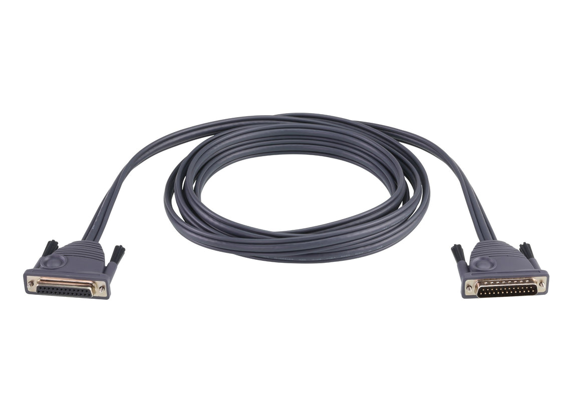 ATEN 0.6m DB25 serial cable Black