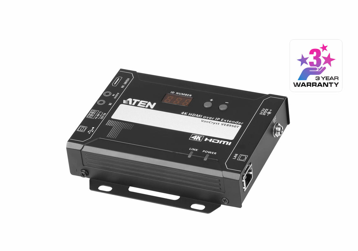 ATEN VE8950T AV extender AV transmitter Black