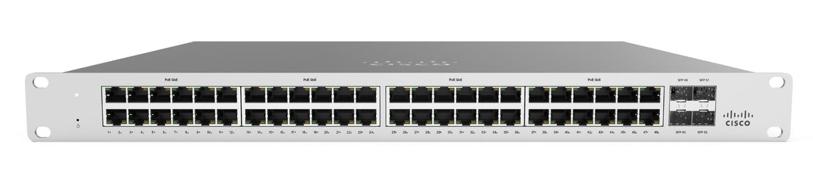 Cisco Meraki MS125-48 Managed L2 Gigabit Ethernet (10/100/1000) Power over Ethernet (PoE) 1U Grey