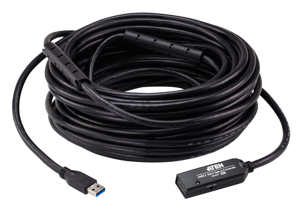 ATEN UE332C USB cable 20 m USB 3.2 Gen 1 (3.1 Gen 1) USB A Black