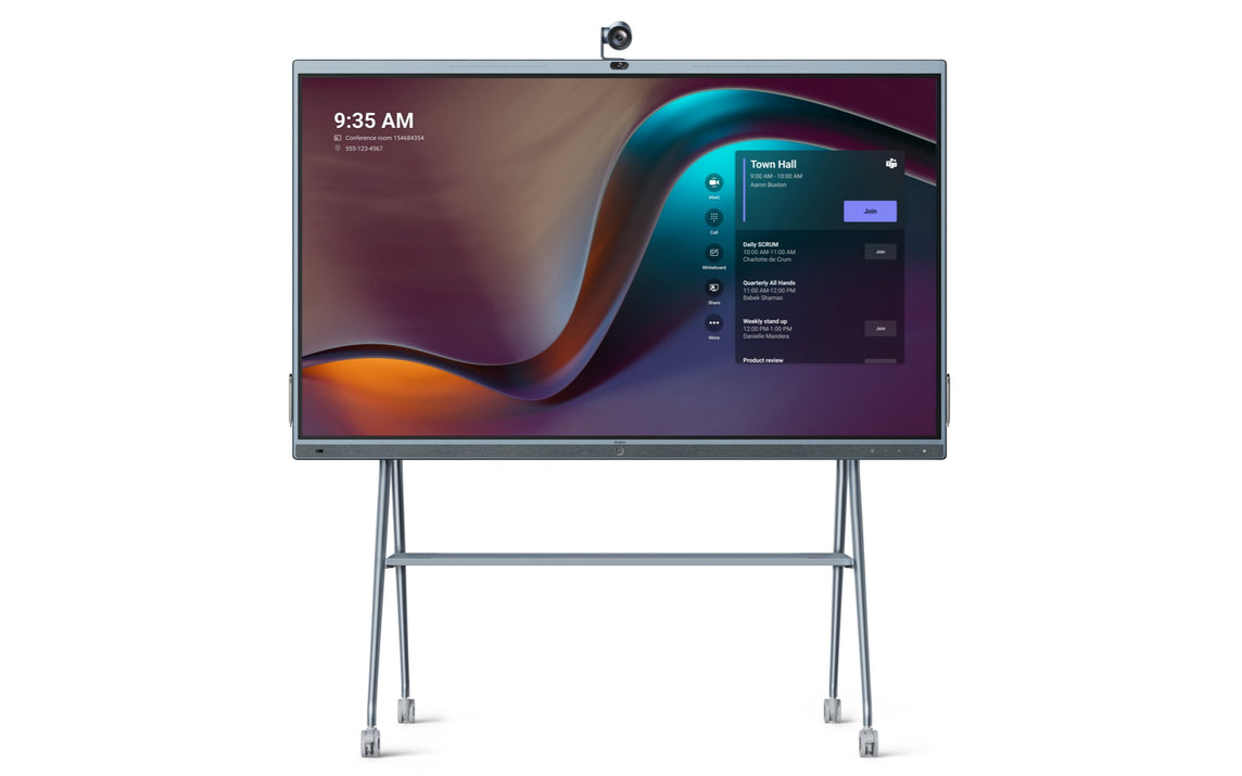 Yealink MeetingBoard 86"/MB86-A001 - LED-backlit LCD display - 4K - for interactive communication - Teams/Zoom/BYOD - smart whiteboard