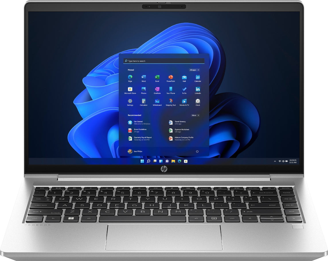 HP ProBook 440 G10 Laptop 35.6 cm (14") Full HD Intel® Core™ i5 i5-1335U 16 GB DDR4-SDRAM 256 GB SSD Wi-Fi 6E (802.11ax) Windows 11 Pro Silver