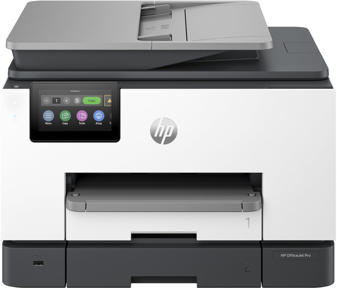 HP OfficeJet Pro HP 9135e All-in-One Printer, Color, Printer for Small medium business, Print, copy, scan, fax, Wireless; HP+; HP Instant Ink eligible; Two-sided printing; Two-sided scanning; Automatic document feeder; Fax; Touchscreen; Smart Advance Scan