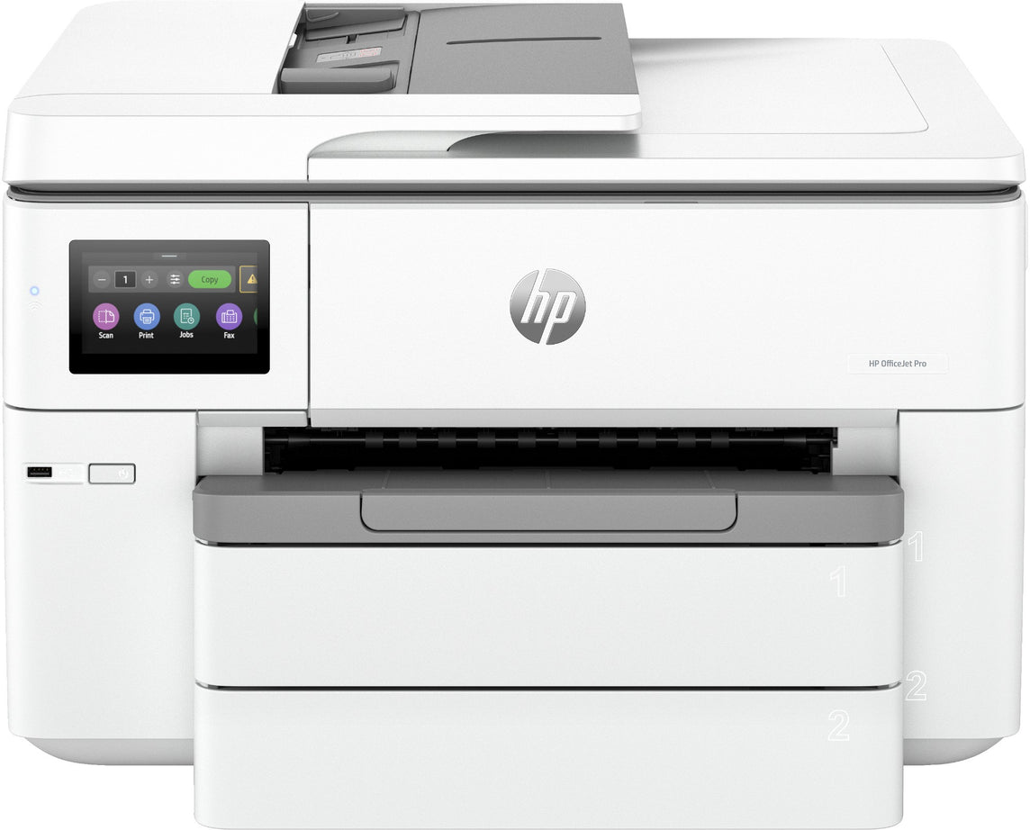 HP OfficeJet Pro HP 9730e Wide Format All-in-One Printer, Color, Printer for Small office, Print, copy, scan, HP+; HP Instant Ink eligible; Wireless; Two-sided printing; Print from phone or tablet; Automatic document feeder; Front USB flash drive port; Sc