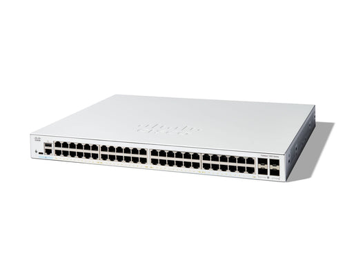 Cisco Catalyst 1200-48T-4G Smart Switch, 48 Port GE, 4x1GE SFP, Limited Lifetime Protection (C1200-48T-4G)