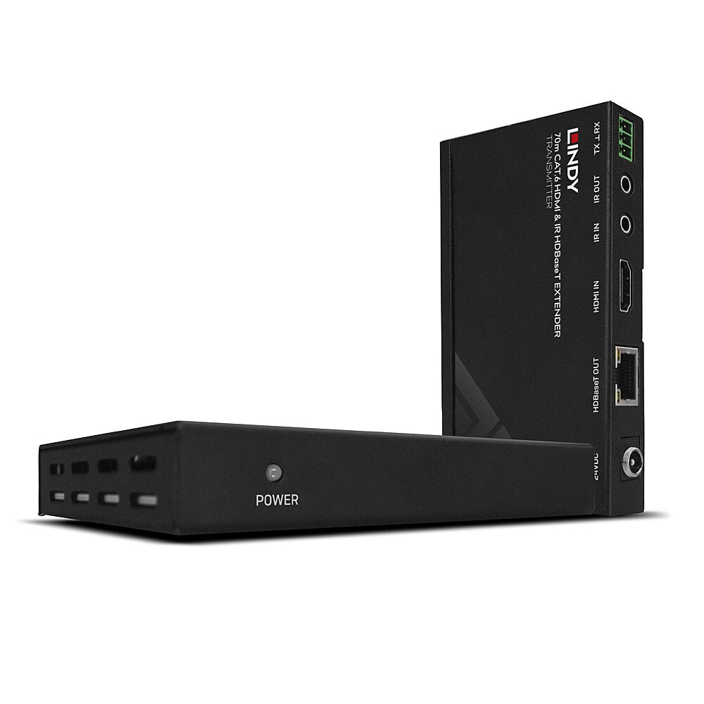 Lindy 70m Cat.6 HDMI 4K30, IR and RS-232 HDBaseT Extender with PoC